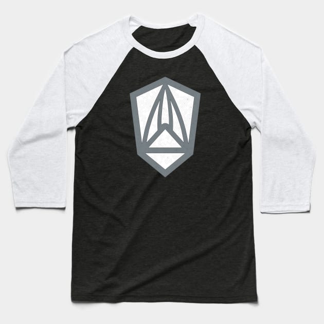 Cherryton Academy Grey Baseball T-Shirt by DCLawrenceUK